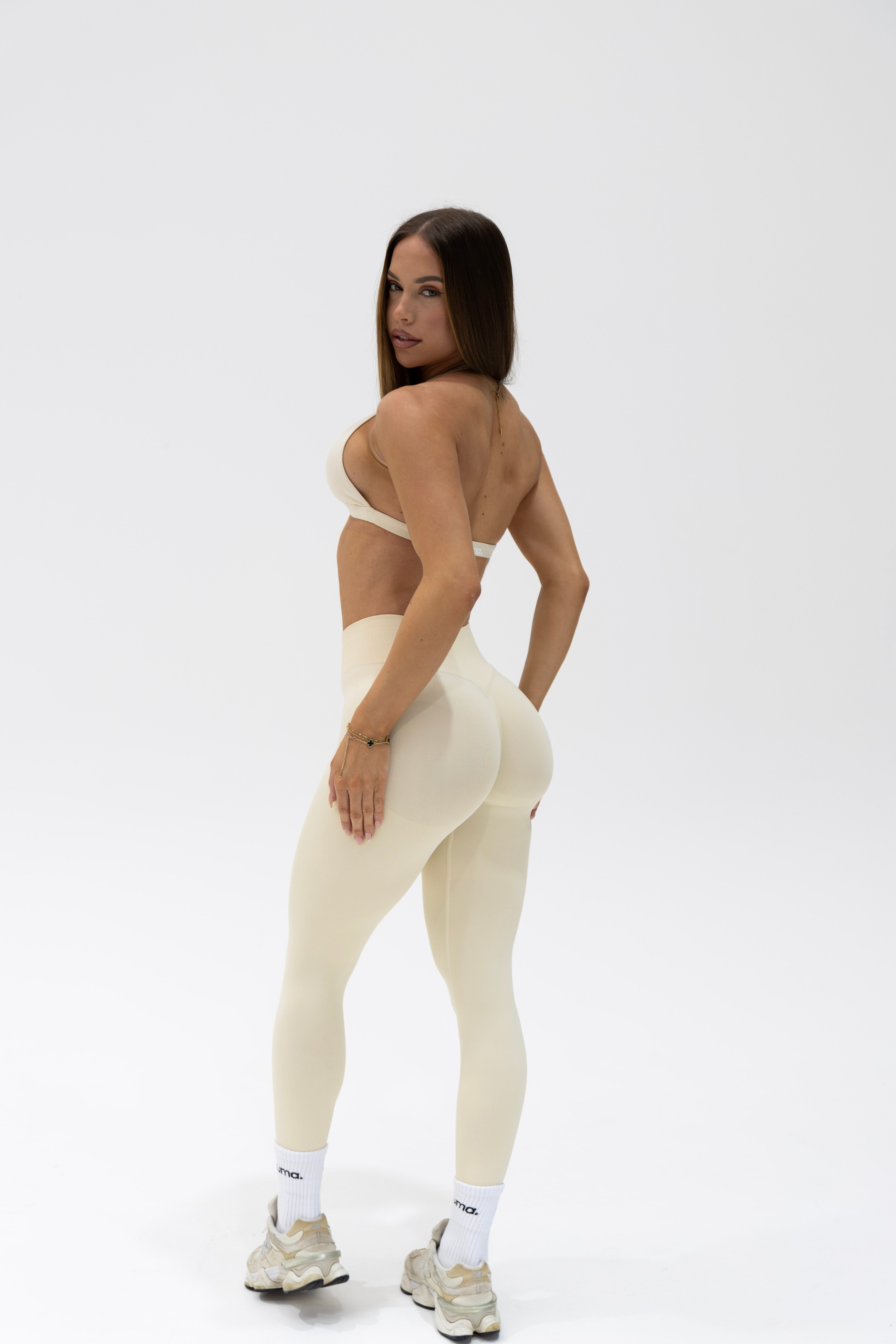 Bubblefit Legging - Oat Milk
