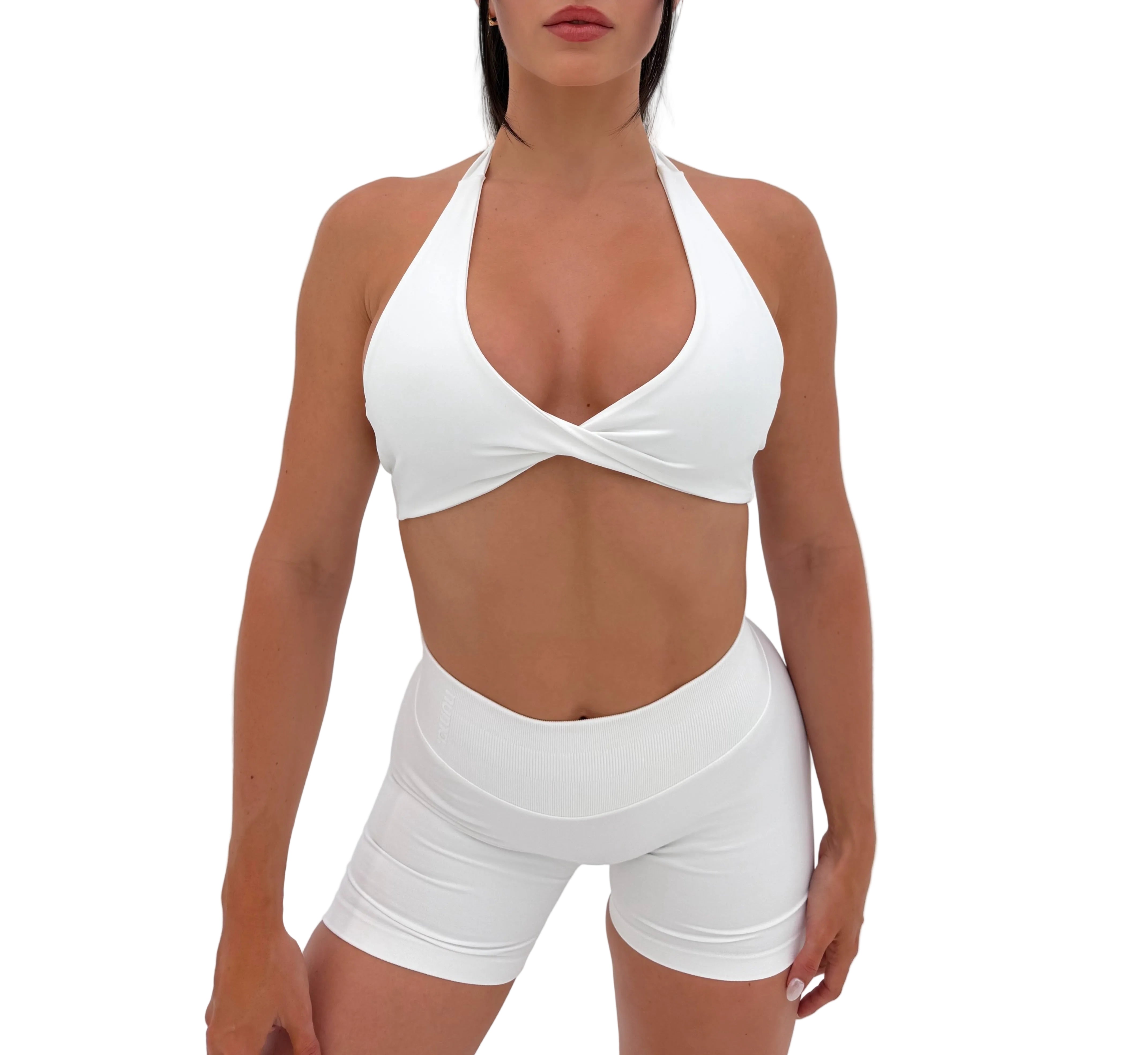 Mia Crop - White